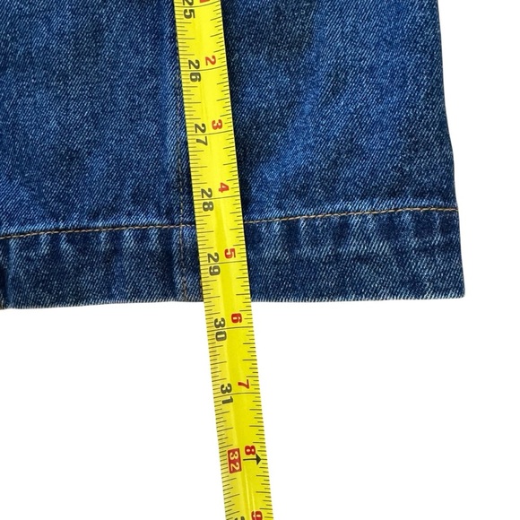 Forever 21 Blue Denim Jeans Dress Straight Sleeveless Belted Girls 11/12 NWT - Picture 2 of 9